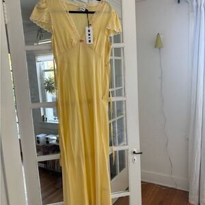RIXO Clarice Dress in Buttercup
